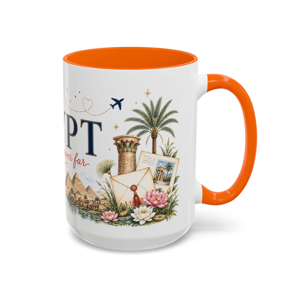 Egypt Home Country Mug | Moving Away Gift | Long Distance Friendship | 11 oz 15 oz Accent Mug