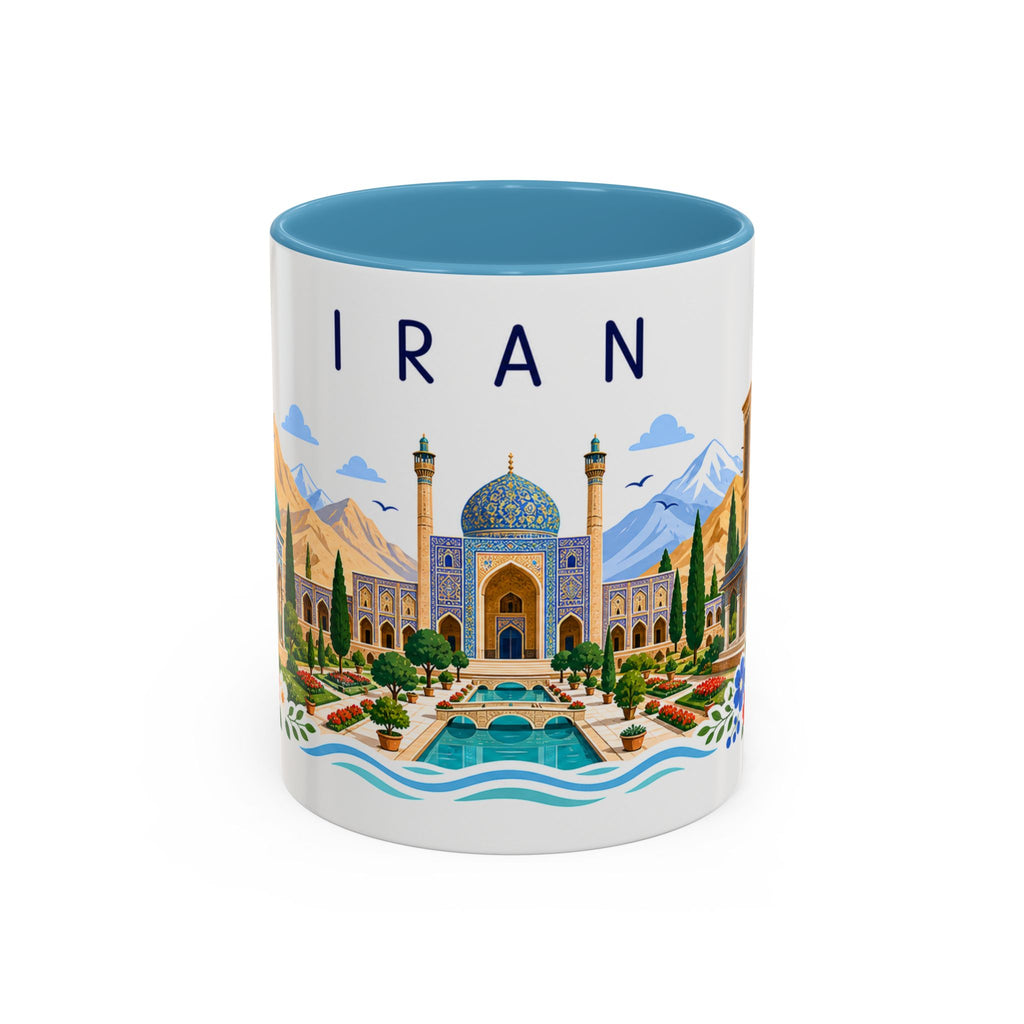 Iran Coffee Mug | Travel Souvenir Accent Mug | Place Gift Ceramic Cup 11oz 15oz