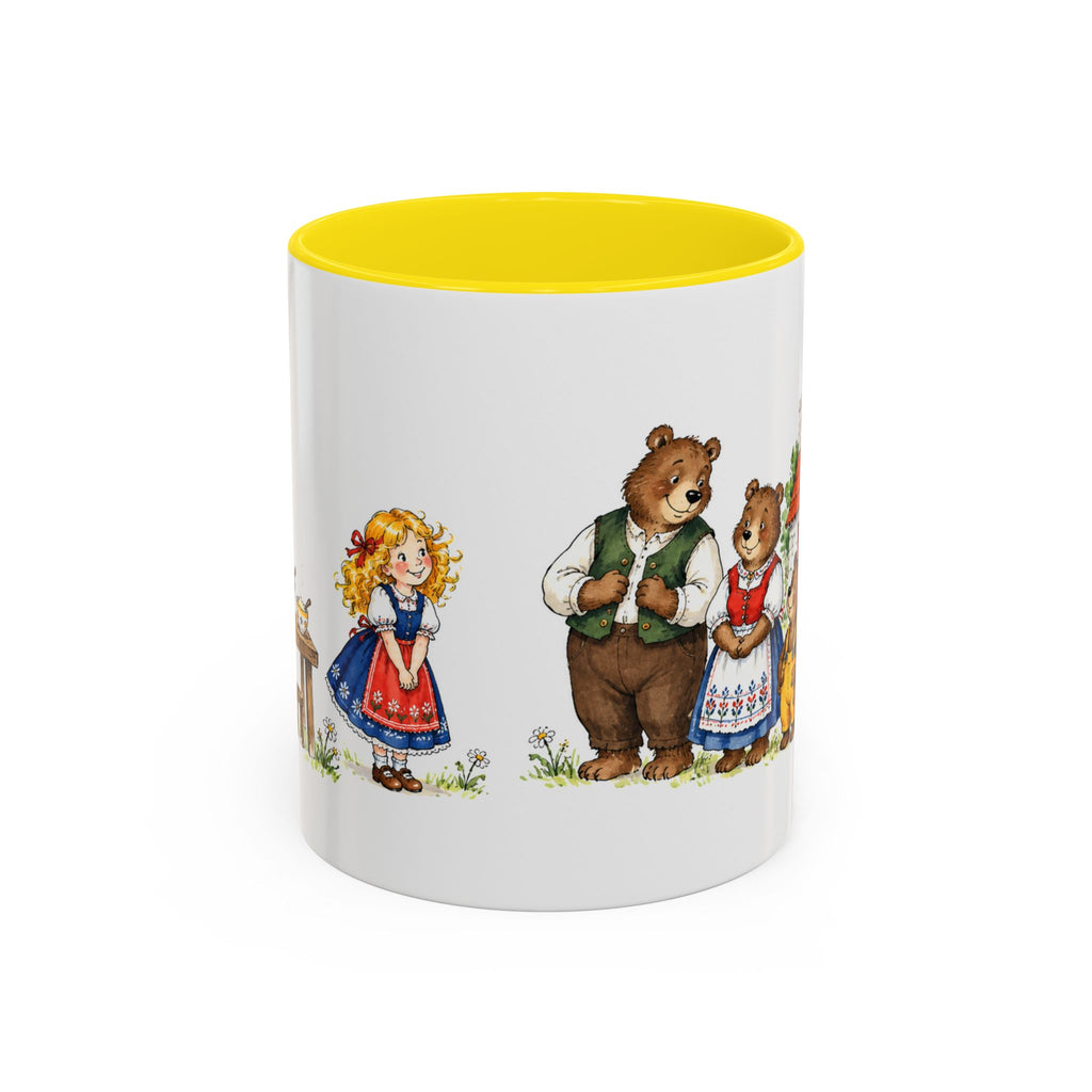 Goldilocks and the Three Bears Mug | Storybook Fairy Tale Accent Coffee Mug | EveryLegend