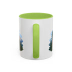 Sequoia National Park Coffee Mug | Solid Color Block Park Souvenir | 11oz 15oz Accent Mug