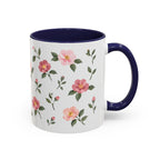 Alabama Camellia Mug, State Flower Floral Coffee Cup, 11oz Botanical Gift
