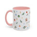 Dhaka Christmas Mug | Watercolor Travel Souvenir | Holiday Gift | Accent Ceramic Coffee Cup 11oz 15oz