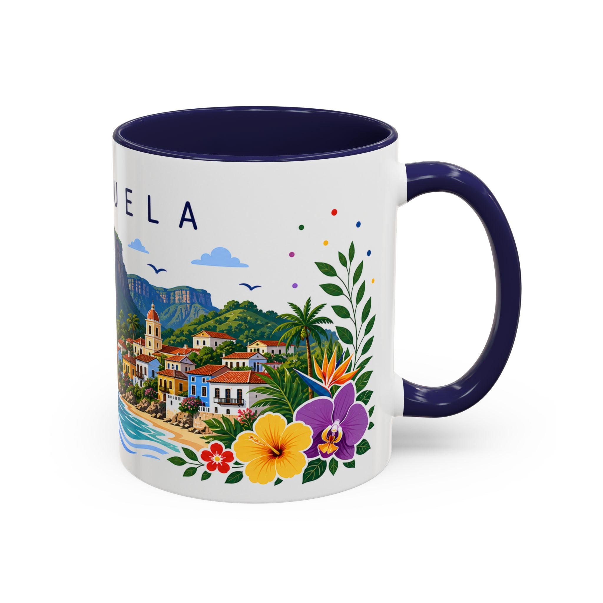 Venezuela Coffee Mug | Travel Souvenir Accent Mug | Place Gift Ceramic Cup 11oz 15oz