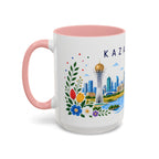 Kazakhstan Coffee Mug | Travel Souvenir Accent Mug | Place Gift Ceramic Cup 11oz 15oz