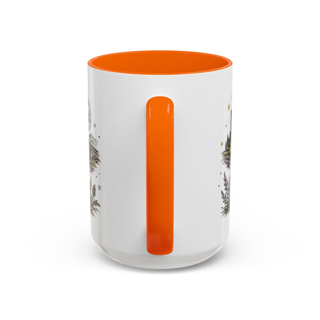 Scottish Highlands Coffee Mug | Travel Destination Souvenir Gift | Accent Color Ceramic 11oz 15oz