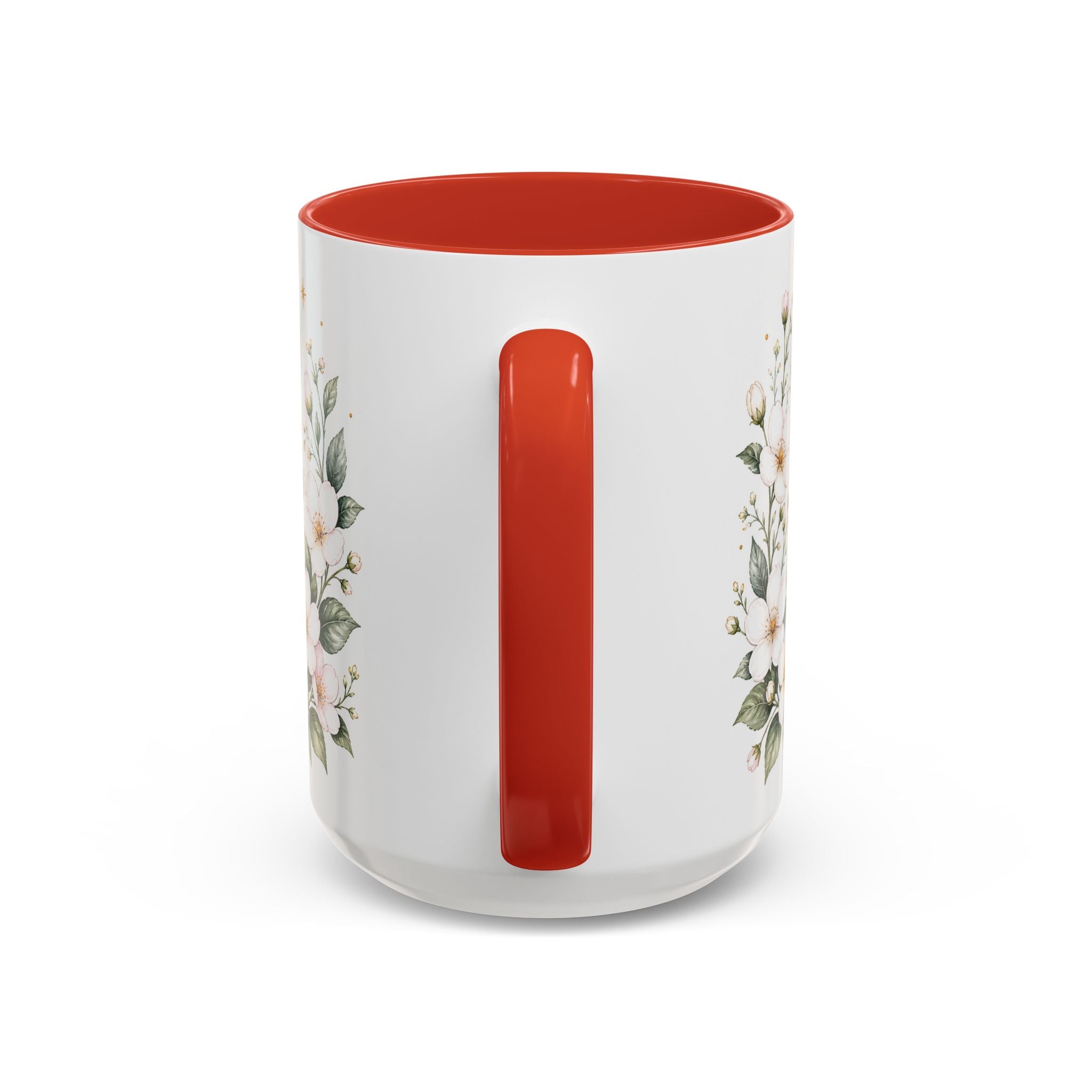 Massachusetts State Map Mug | Coastal Scene, Botanical Accents (11oz, 15oz)