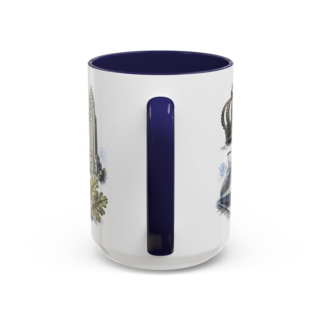 Charlotte Coffee Mug | United States Travel Souvenir | Vintage Illustrated City Gift | 11 oz 15 oz Accent Mug