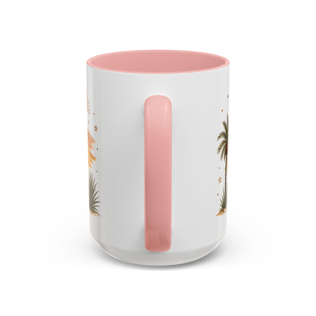 Sahara Dunes Coffee Mug | Travel Destination Souvenir Gift | Accent Color Ceramic 11oz 15oz