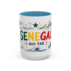 Senegal Soccer Coffee Mug | World Cup Fan Gift | Accent Color Ceramic 11oz 15oz Match Day Cup