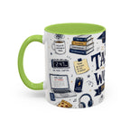 The Tassel Was Worth the Hassle Coffee Mug | Funny Graduation Gift 2026 | Accent Color Ceramic 11oz 15oz