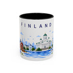 Finland Coffee Mug | Travel Souvenir Accent Mug | Place Gift Ceramic Cup 11oz 15oz