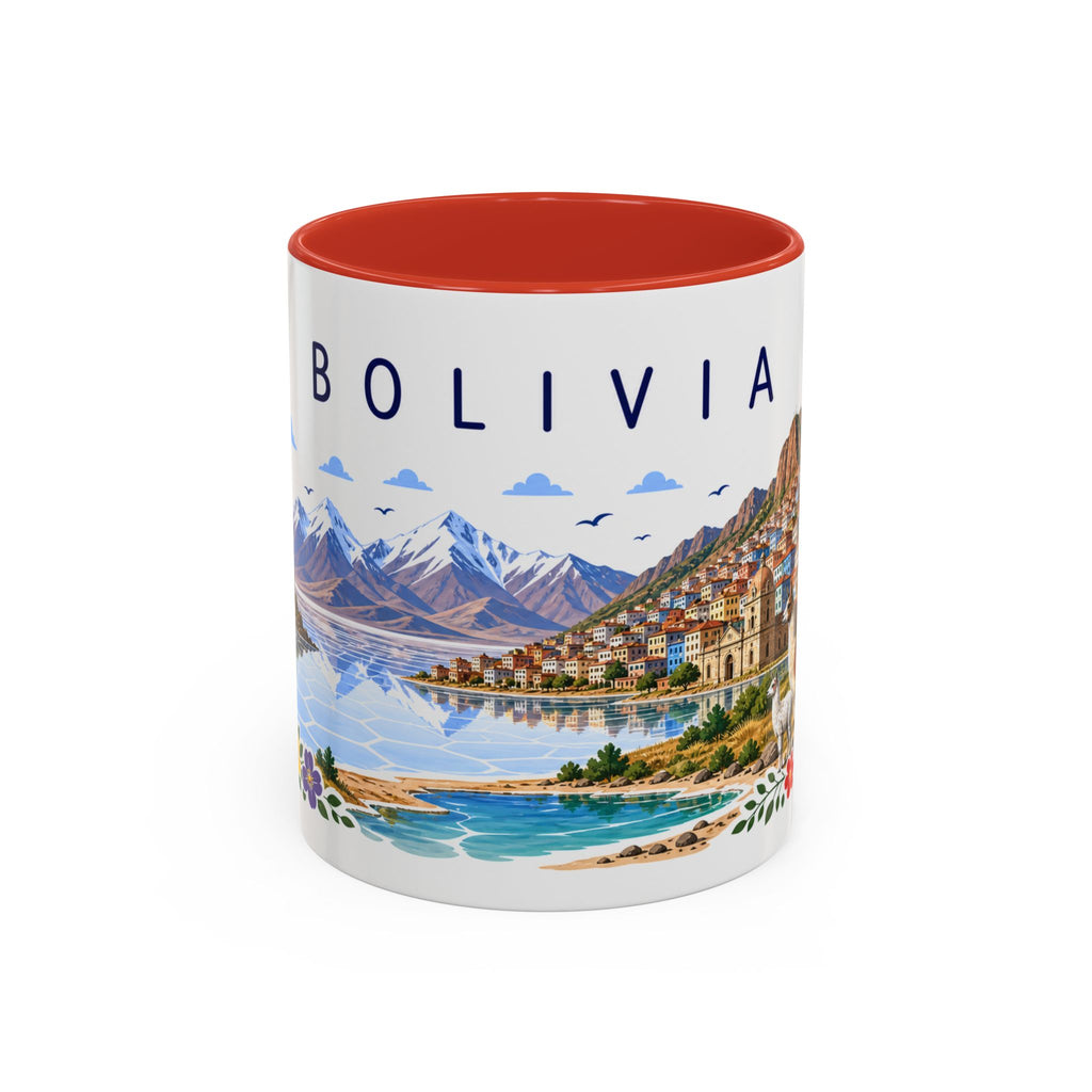 Bolivia Coffee Mug | Travel Souvenir Accent Mug | Place Gift Ceramic Cup 11oz 15oz