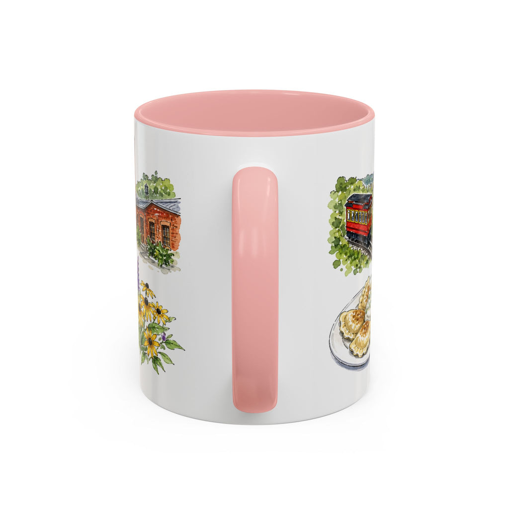 Pittsburgh Illustrated Travel Mug | City Souvenir Accent Coffee Mug | 11oz 15oz Ceramic Cup