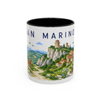 San Marino Coffee Mug | Travel Souvenir Accent Mug | Country Gift Ceramic Cup 11oz 15oz