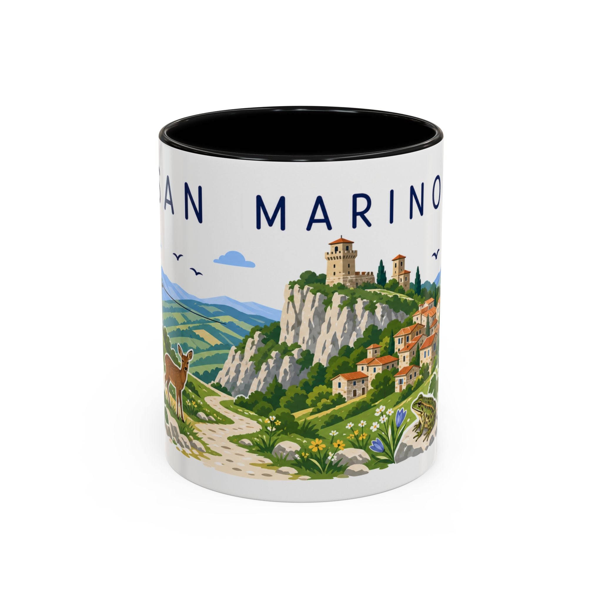 San Marino Coffee Mug | Travel Souvenir Accent Mug | Country Gift Ceramic Cup 11oz 15oz
