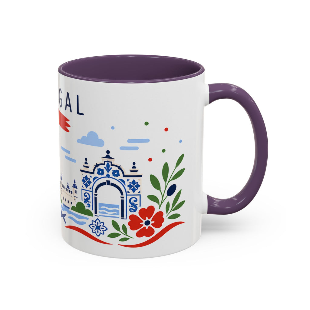 Portugal Coffee Mug | Travel Souvenir Accent Mug | Country Gift Ceramic Cup 11oz 15oz