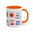 Montreal Coffee Mug | Postage Stamp Collage Mug | Travel Souvenir Accent Cup 11oz 15oz
