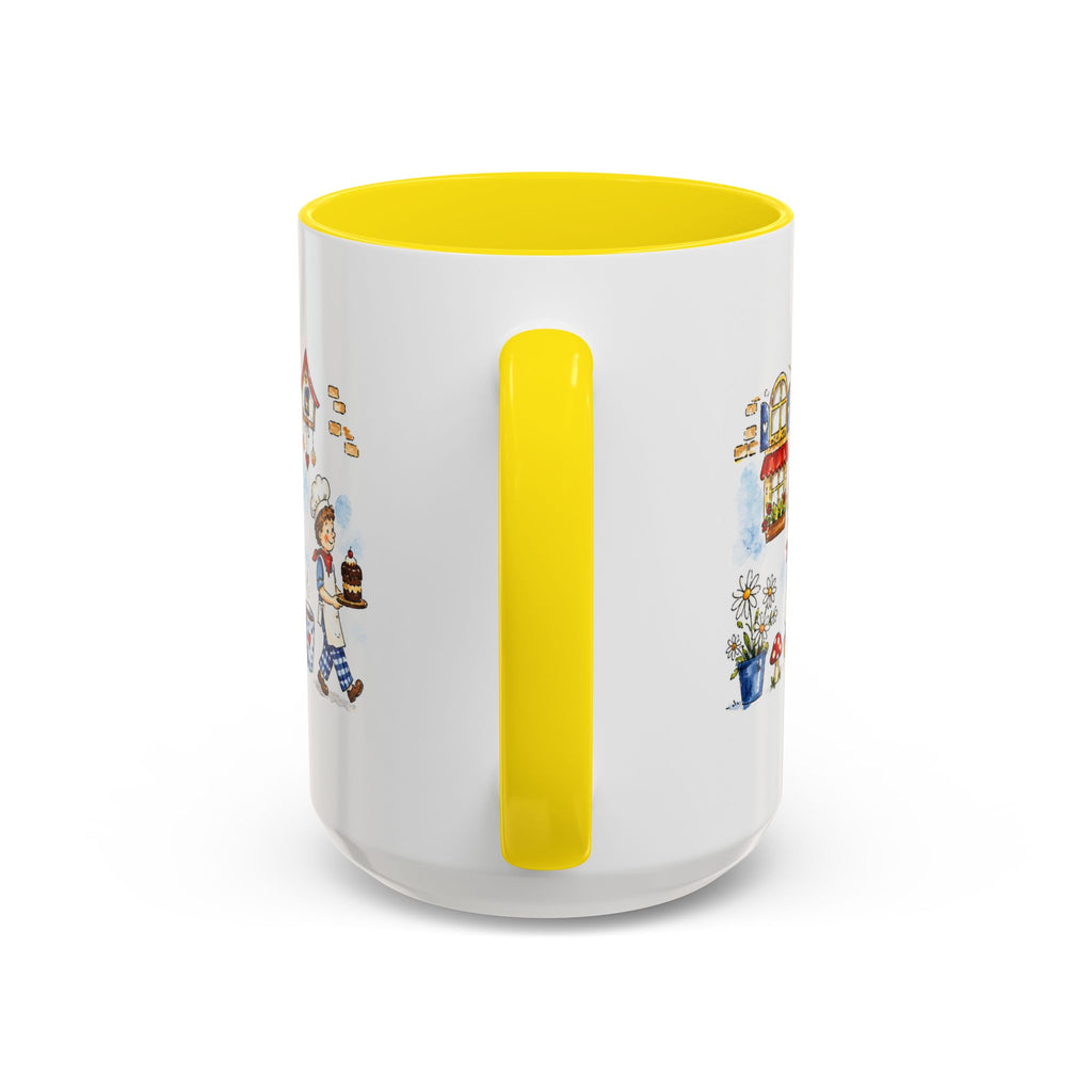 Cozy Bakery Village Mug | Storybook Pastry Accent Coffee Mug | EveryLegend