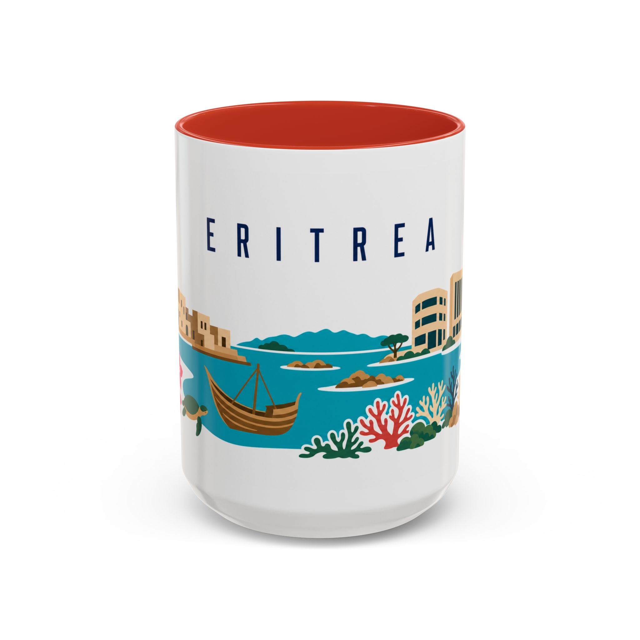 Eritrea Coffee Mug | Travel Souvenir Accent Mug | Country Gift Ceramic Cup 11oz 15oz