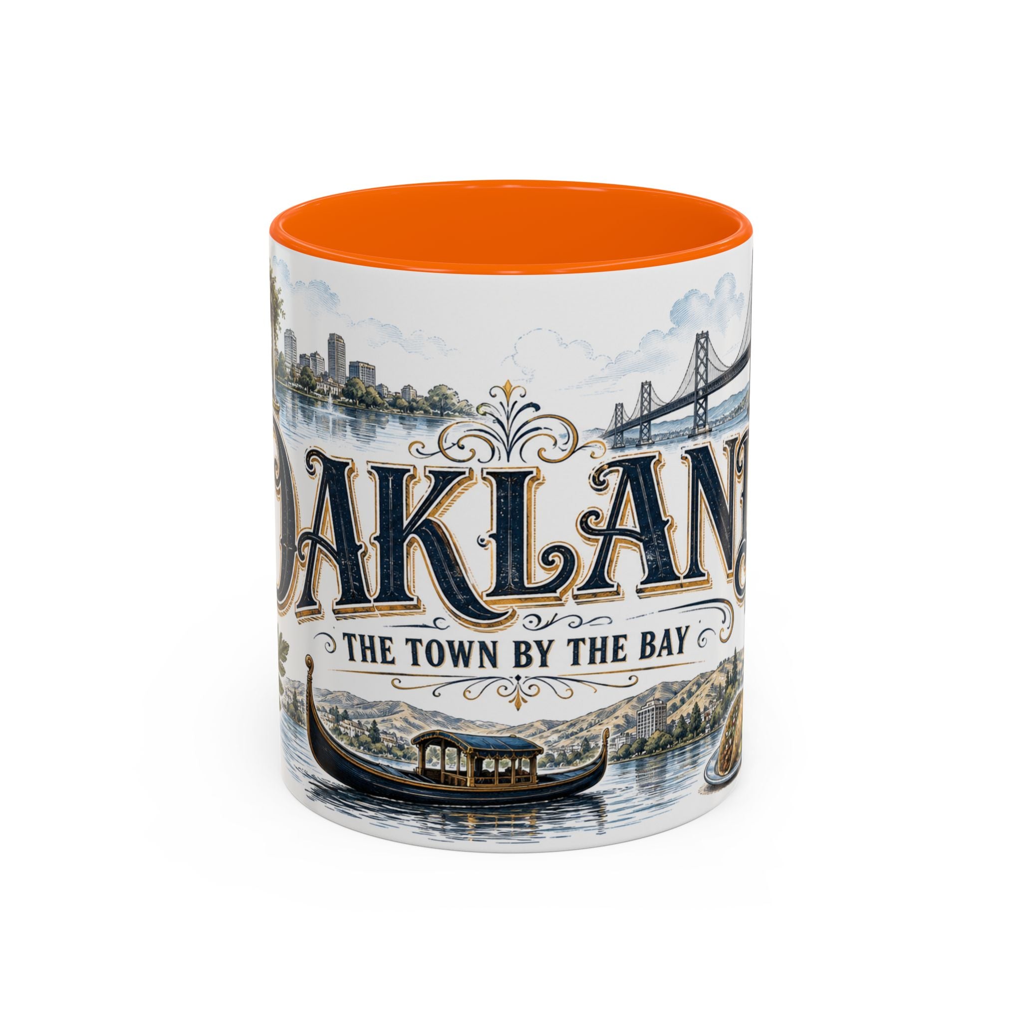 Oakland Coffee Mug | United States Travel Souvenir | Vintage Illustrated City Gift | 11 oz 15 oz Accent Mug