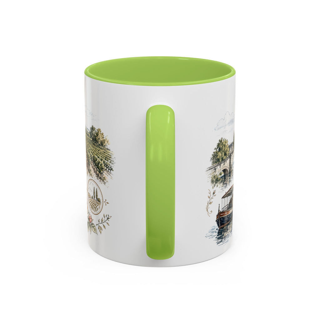 Loire Valley Mug, France Travel Souvenir, Bucket List Gift, Accent Ceramic Coffee Mug 11oz 15oz