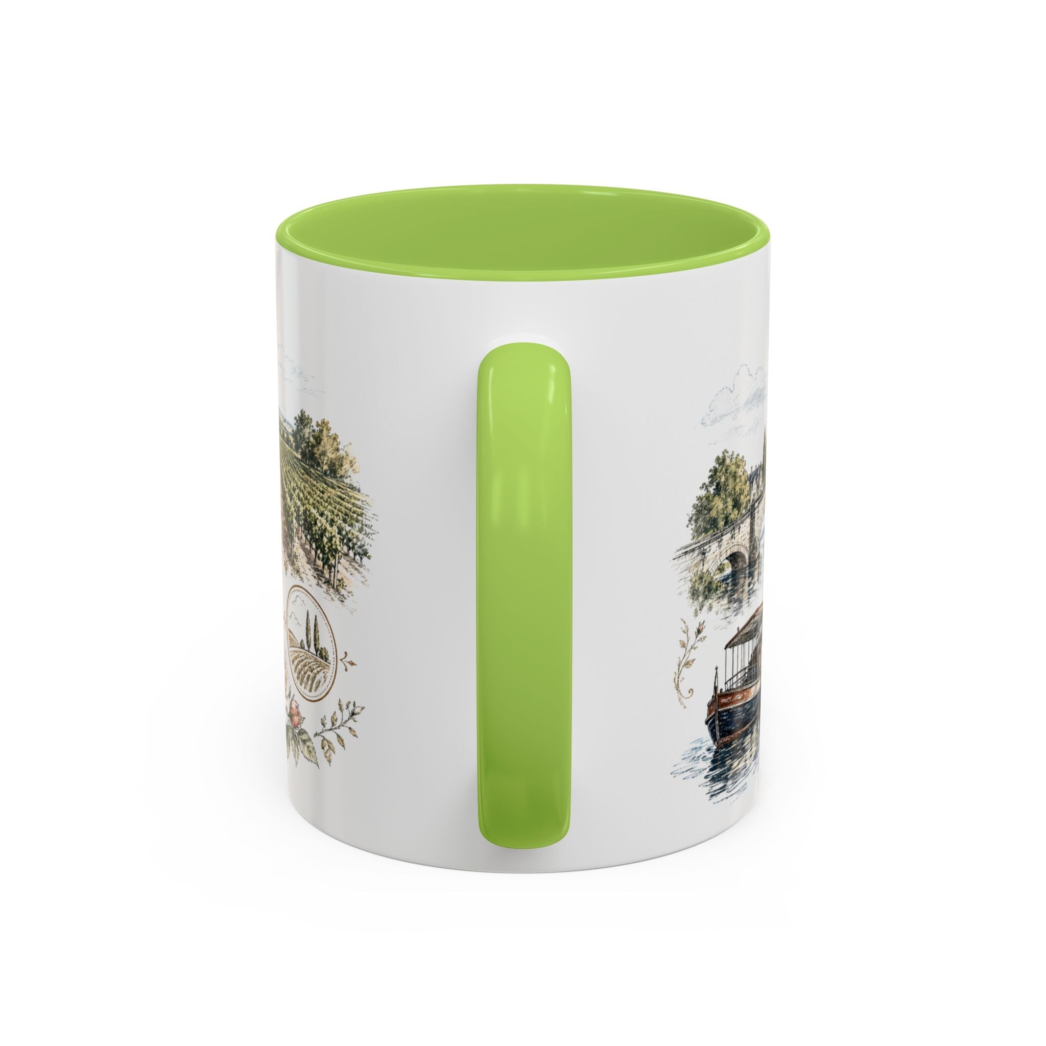 Loire Valley Mug, France Travel Souvenir, Bucket List Gift, Accent Ceramic Coffee Mug 11oz 15oz
