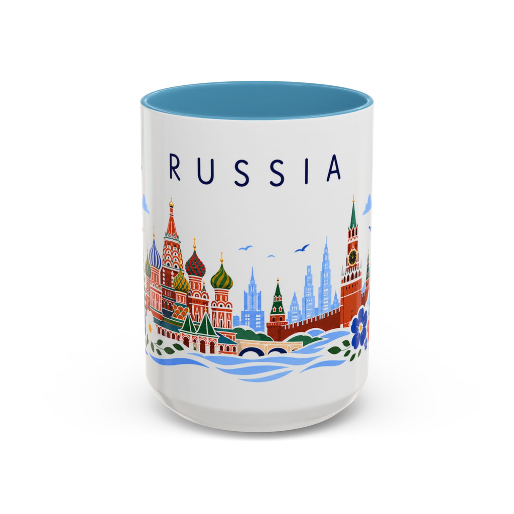 Russia Coffee Mug | Travel Souvenir Accent Mug | Place Gift Ceramic Cup 11oz 15oz