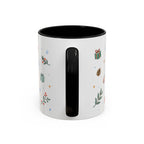 Rocky Mountain National Park Christmas Mug | Watercolor Travel Souvenir | Holiday Gift | Accent Ceramic Coffee Cup 11oz 15oz