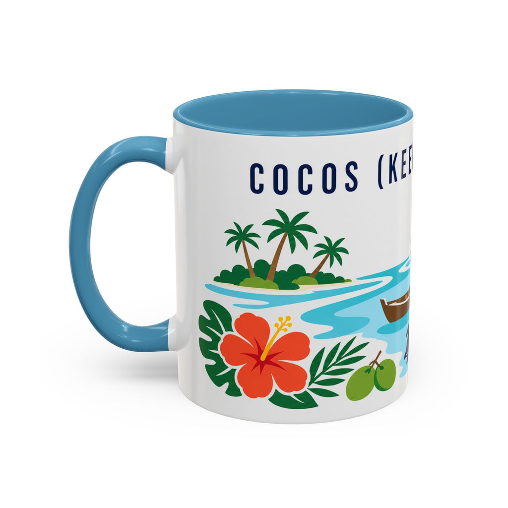 Cocos (Keeling) Islands Coffee Mug | Travel Souvenir Accent Mug | Country Gift Ceramic Cup 11oz 15oz
