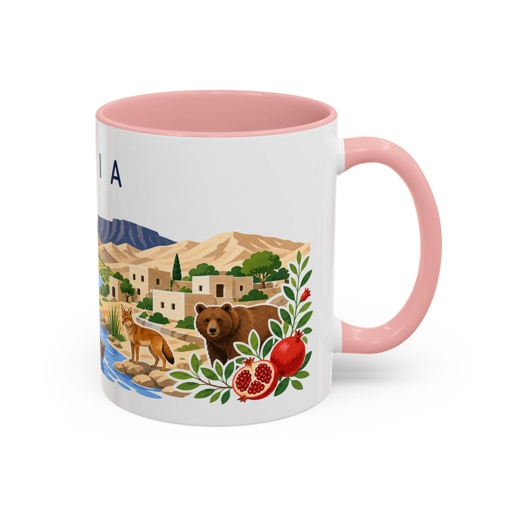 Syria Coffee Mug | Travel Souvenir Accent Mug | Country Gift Ceramic Cup 11oz 15oz