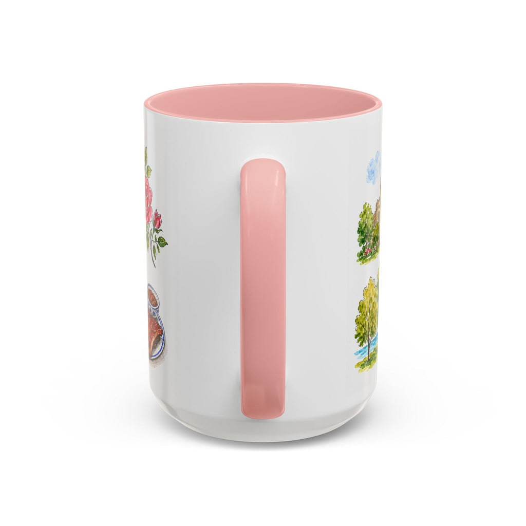 Tulsa Illustrated Travel Mug | City Souvenir Accent Coffee Mug | 11oz 15oz Ceramic Cup