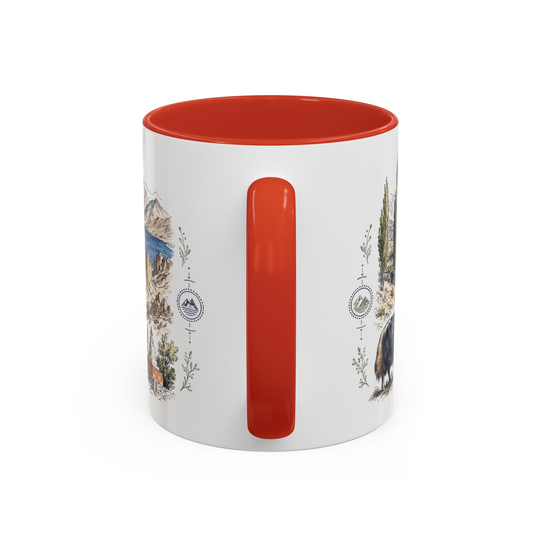 Ladakh Mug, India Travel Souvenir, Bucket List Gift, Accent Ceramic Coffee Mug 11oz 15oz