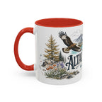 Altai Mountains Mug, Mongolia Travel Souvenir, Bucket List Gift, Accent Ceramic Coffee Mug 11oz 15oz