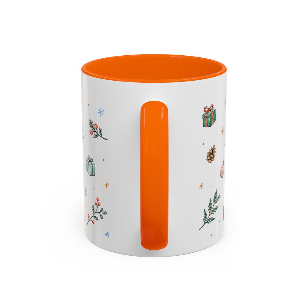 Rocky Mountain National Park Christmas Mug | Watercolor Travel Souvenir | Holiday Gift | Accent Ceramic Coffee Cup 11oz 15oz