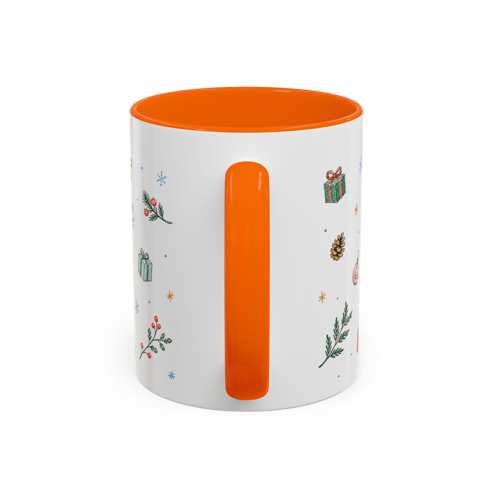 Rocky Mountain National Park Christmas Mug | Watercolor Travel Souvenir | Holiday Gift | Accent Ceramic Coffee Cup 11oz 15oz