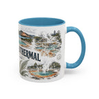 Rotorua Geothermal Mug, New Zealand Travel Souvenir, Bucket List Gift, Accent Ceramic Coffee Mug 11oz 15oz