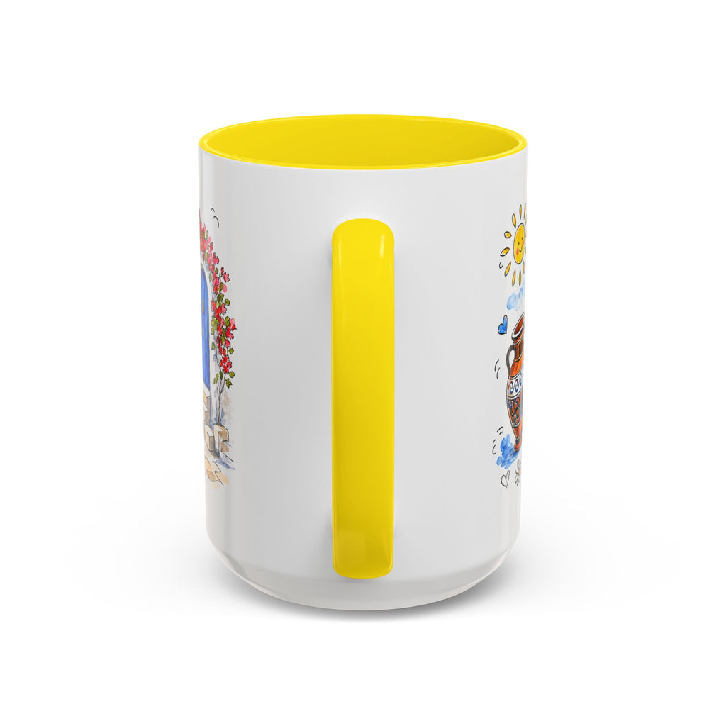 Athens Travel Mug | European City Souvenir Accent Coffee Mug | 11oz 15oz Ceramic Cup