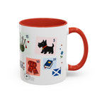 Edinburgh Coffee Mug | Postage Stamp Collage Mug | Travel Souvenir Accent Cup 11oz 15oz