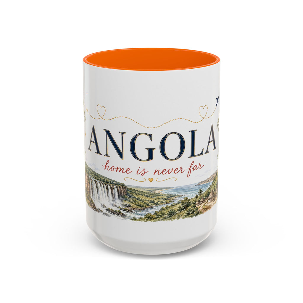 Angola Home Country Mug | Moving Away Gift | Long Distance Friendship | 11 oz 15 oz Accent Mug
