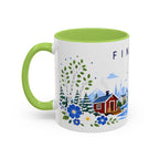 Finland Coffee Mug | Travel Souvenir Accent Mug | Place Gift Ceramic Cup 11oz 15oz