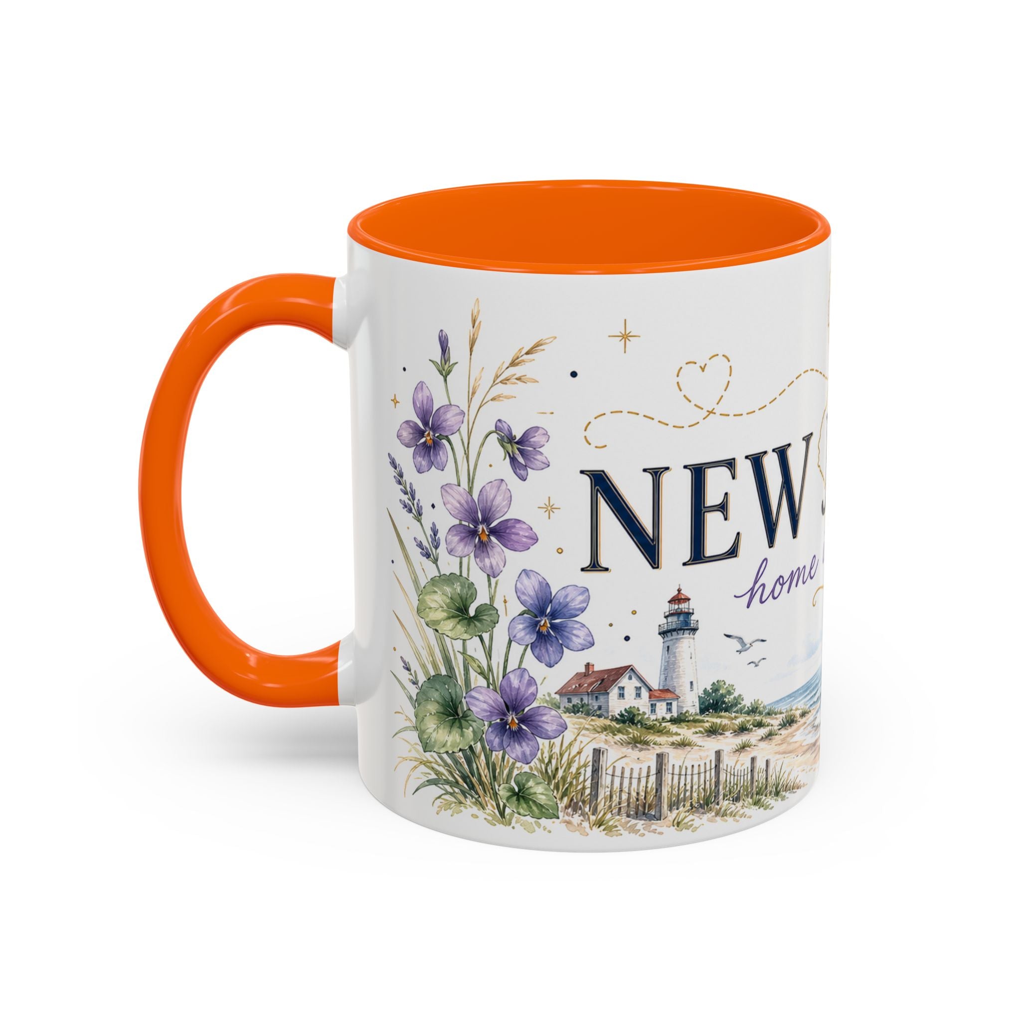 New Jersey Home State Mug | Moving Away Gift | Long Distance Friendship Coffee Cup | 11oz 15oz Accent Mug