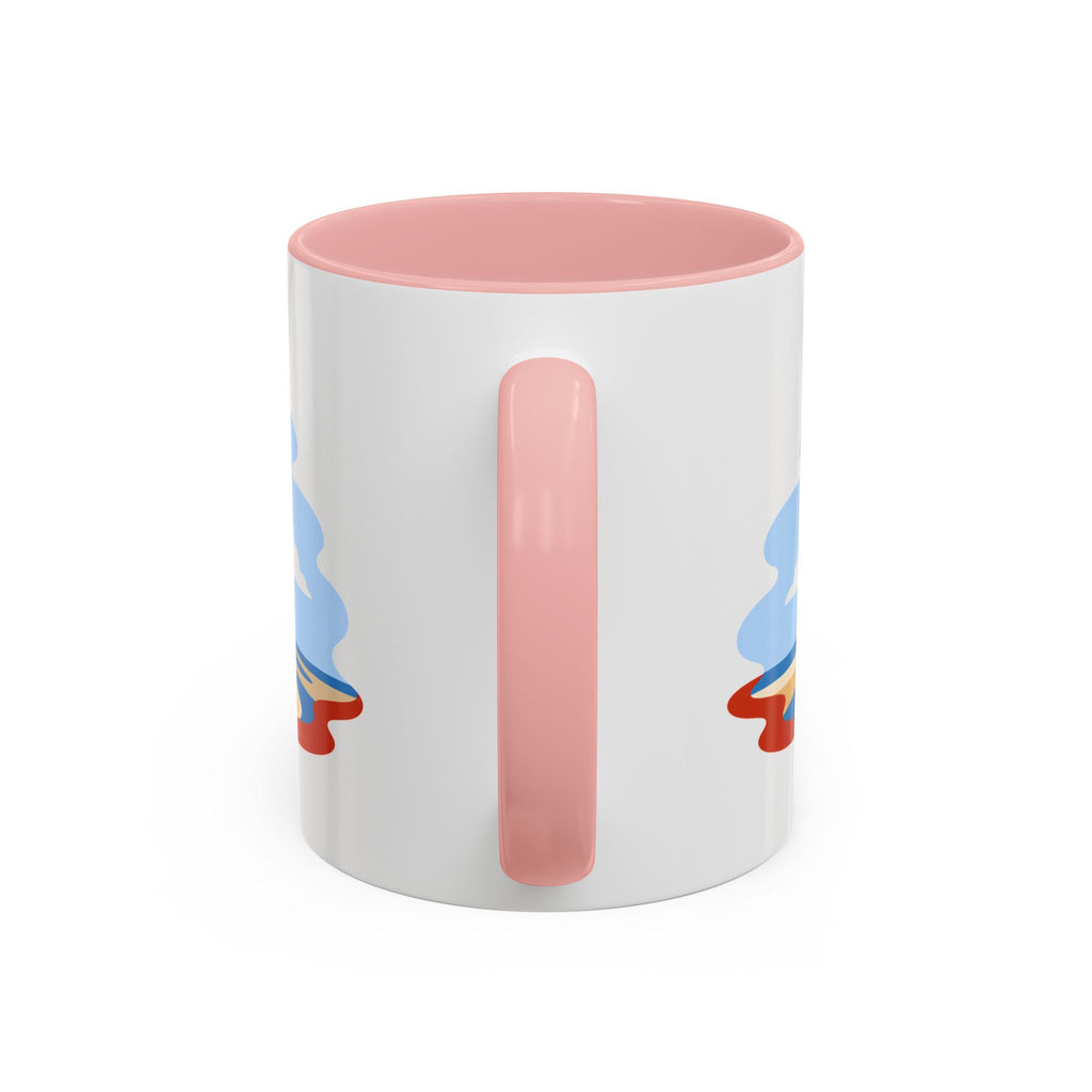 Mont Saint Michel Coffee Mug | Travel Destination Souvenir Gift | Accent Color Ceramic 11oz 15oz