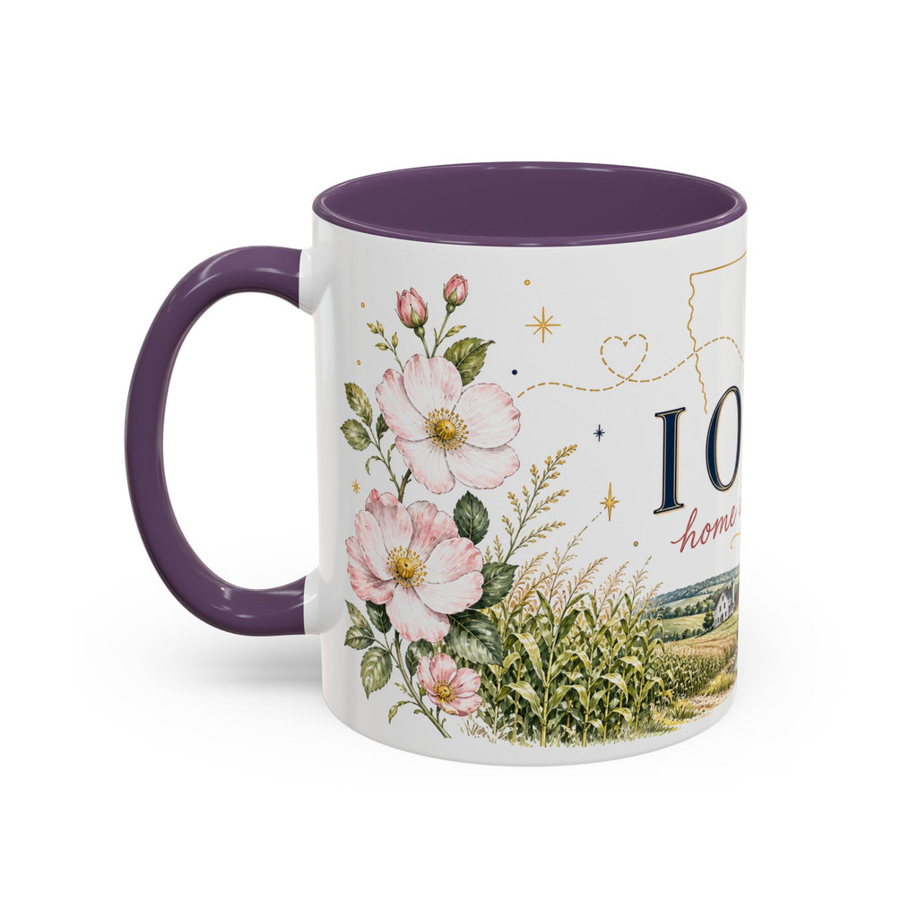 Iowa State Mug | Home is Never Far Accent Mug (11oz or 15oz)