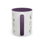 New Mexico Yucca Flower Mug, State Flower Floral Coffee Cup, 11oz Botanical Gift