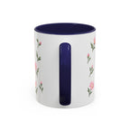 Montana Bitterroot Mug, State Flower Floral Coffee Cup, 11oz Botanical Gift