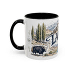 Ladakh Mug, India Travel Souvenir, Bucket List Gift, Accent Ceramic Coffee Mug 11oz 15oz