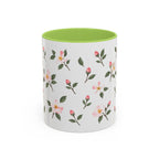 Arkansas Apple Blossom Mug, State Flower Floral Coffee Cup, 11oz Botanical Gift