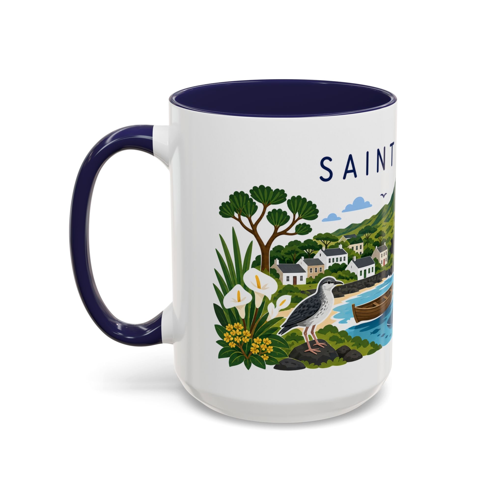 Saint Helena Coffee Mug | Travel Souvenir Accent Mug | Country Gift Ceramic Cup 11oz 15oz
