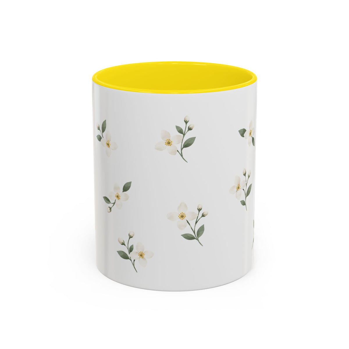Idaho Syringa Mug, State Flower Floral Coffee Cup, 11oz Botanical Gift