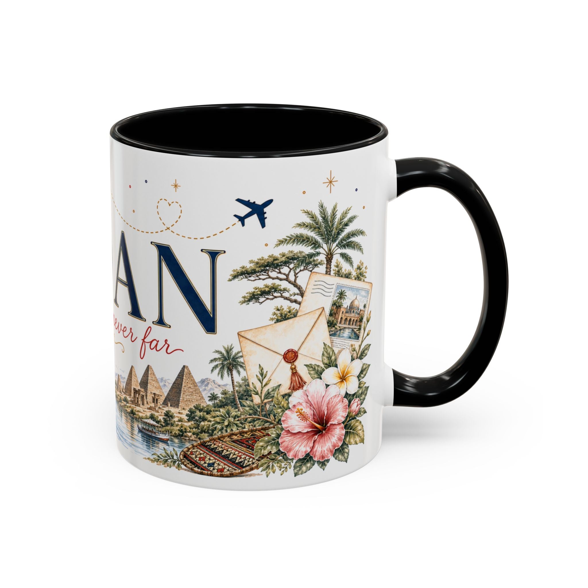 Sudan Home Country Mug | Moving Away Gift | Long Distance Friendship | 11 oz 15 oz Accent Mug